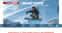 Desktop Screenshot of esf-serrechevalier1500.com